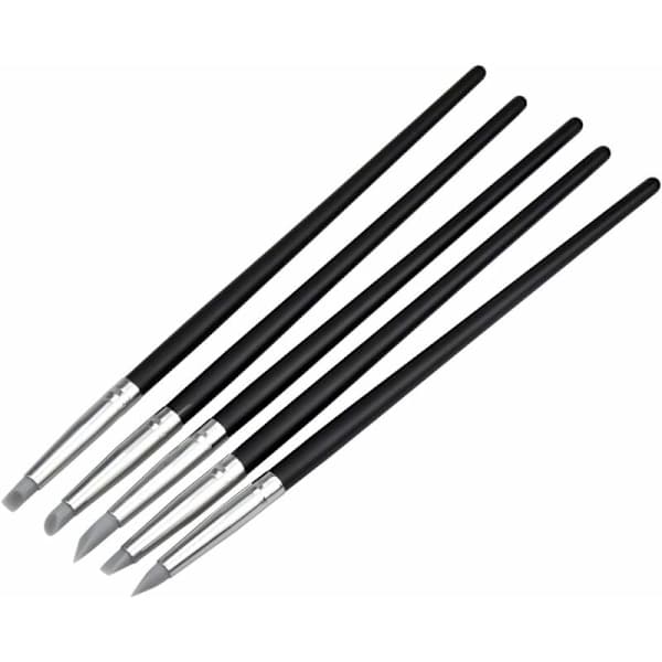 Flexible Silicone Paint Pens - 5 Pcs Clay Sculpting Tools and Sculpting Brushes for DIY