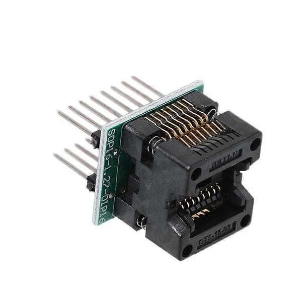 SOP16 TIL DIP16 IC-sokkel SOP16 til DIP16 Programmeringsadapter 150mil Brennesete