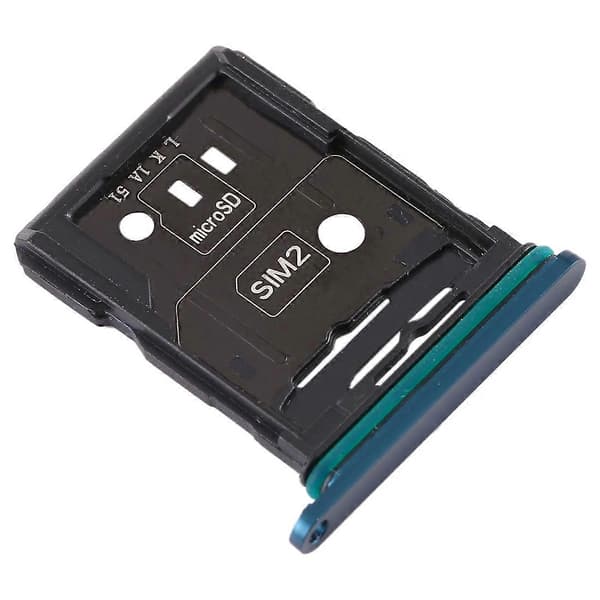 Til OPPO Reno 10x zoom SIM-kortbakke + SIM-kortbakke / Micro SD-kortbakke Blå Blue