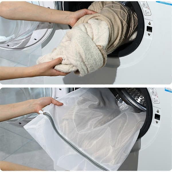 Mesh Laundry Bags (3 pcs), Delicate Laundry Bag for College, Dorm, Storage 40 X 50 cm