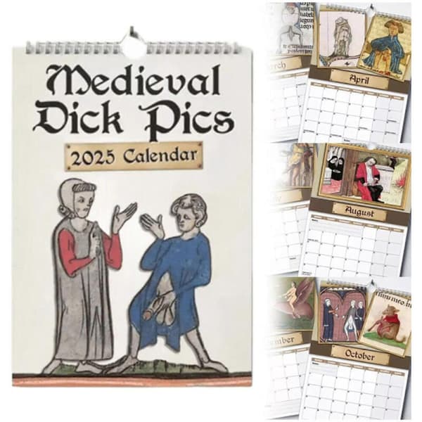 Middelalderlige Dick Pics 2025 Kalender