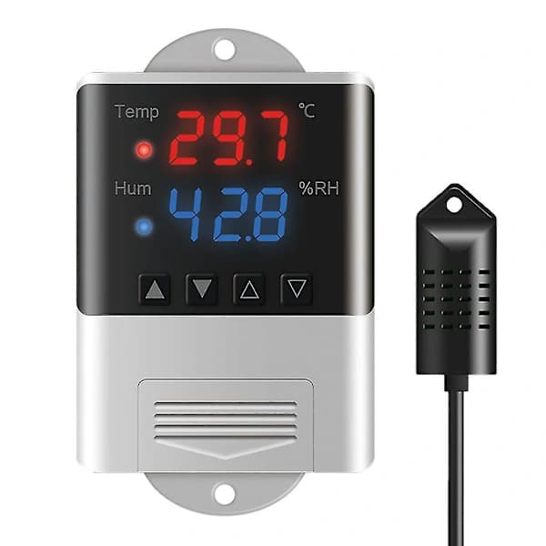 Professionelt Termometer Hygrometer 20~60c/0~100%rh Temperatur & Luftfugtighed