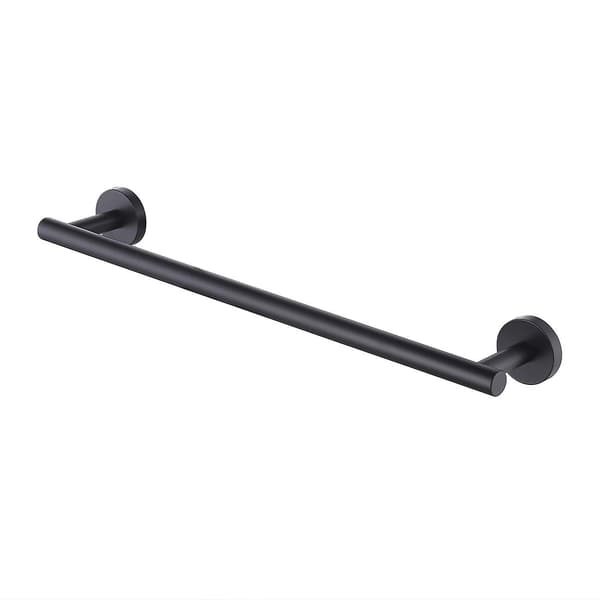Vægmonteret Håndklædeholder 30cm 304 Rustfrit Stål Badeværelse Mat Sort