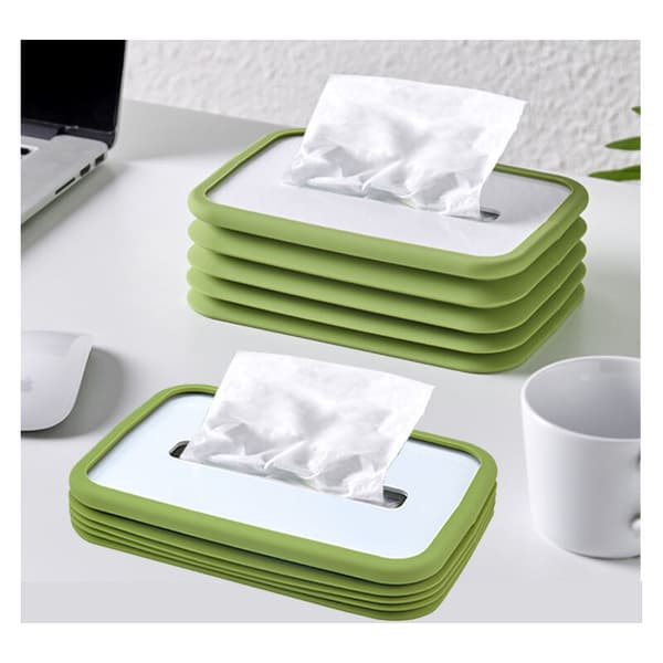 Silikone elastisk løftende bilvævskasse, restaurant sofabord, stue, husholdningspapir