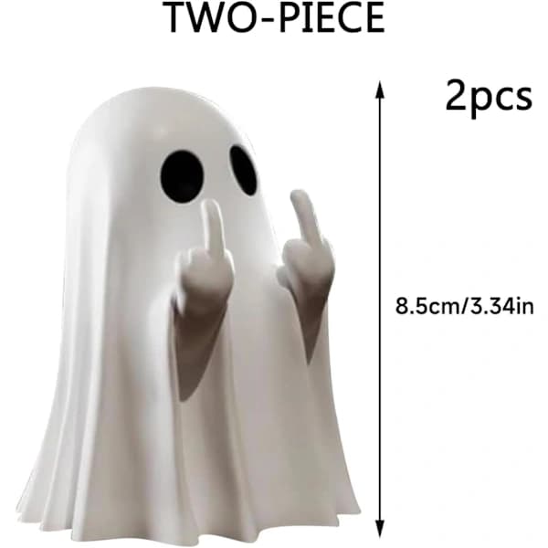 2-pack Halloween Ghost Finger Decorations, Scary Fun Table Decoration for Spooky Party