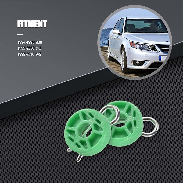 x set fönsterhiss guide rulle för Saab 9-5 9-3 900