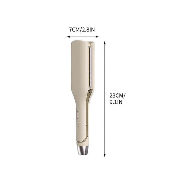 French Wave Curling Iron Romantic French Egg Roll Curler V-Shape Ceramic Large Waves Hair Crimper