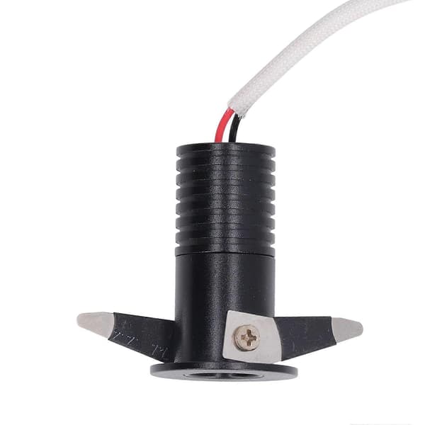 LED Innfelt Spotlight Mini Under Skaplampe Downlights med LED-driver AC85-265V Varmhvit 3000K