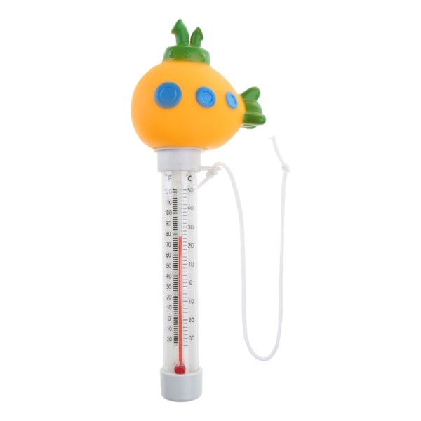 Flytande pooltermometer Tecknad flygplan Vattentemperaturtestare för badkar null - Ubåt