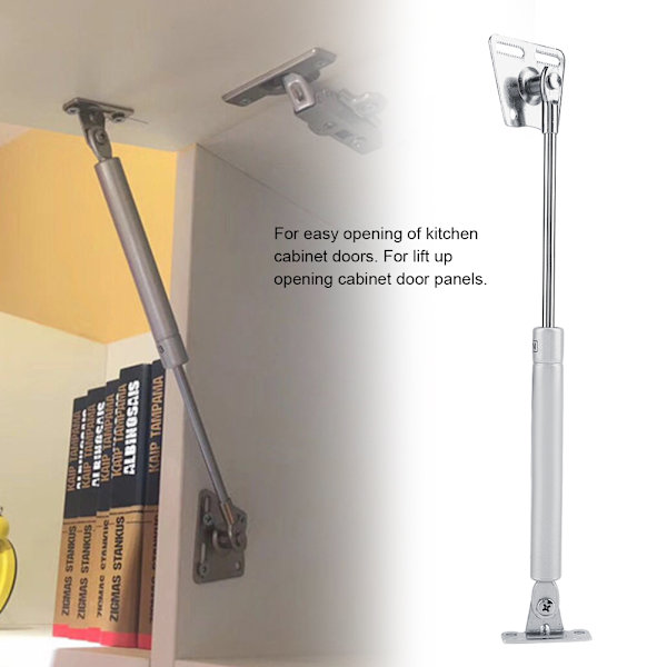 Door Lift Pneumatic Support Hydraulic Gas Spring Support For Kitchen Soft Cabinet Hinge Silver