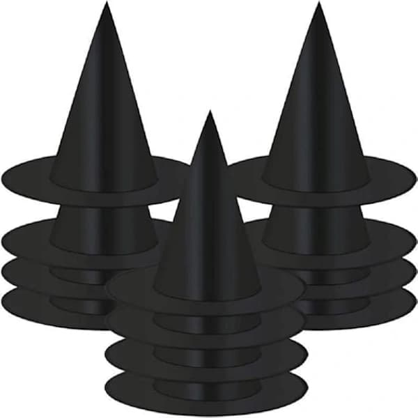 Halloween Witch Hats Pack Witch Hat Costume Accessories Halloween Party Decorations