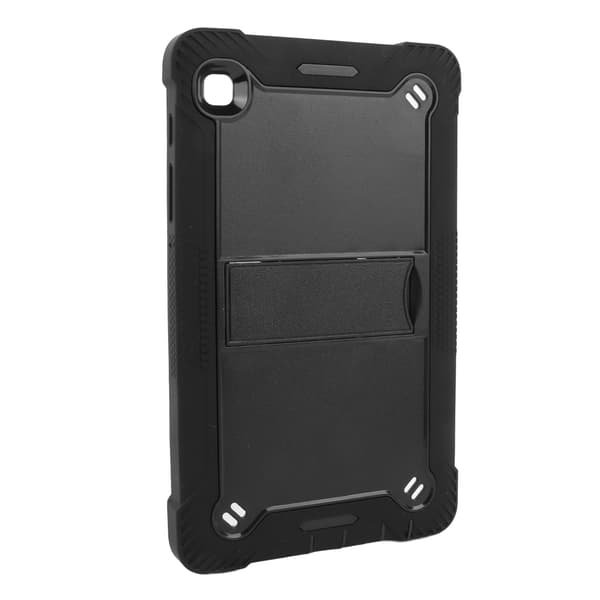 Case for Tab A7 Lite, all-round protection, prevents drops, silicone, protective tablet case with back stand, black