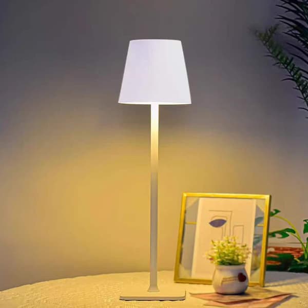 LED Table Lamp with Touch & Rechargeable Function Black 200_tfrf Black 200 200 Black 200 Svart