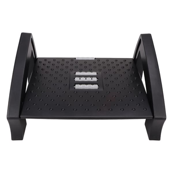 Ergonomic Footrest 6 Adjustable Heights Massage Under Desk Footrest for Stable Office Home
