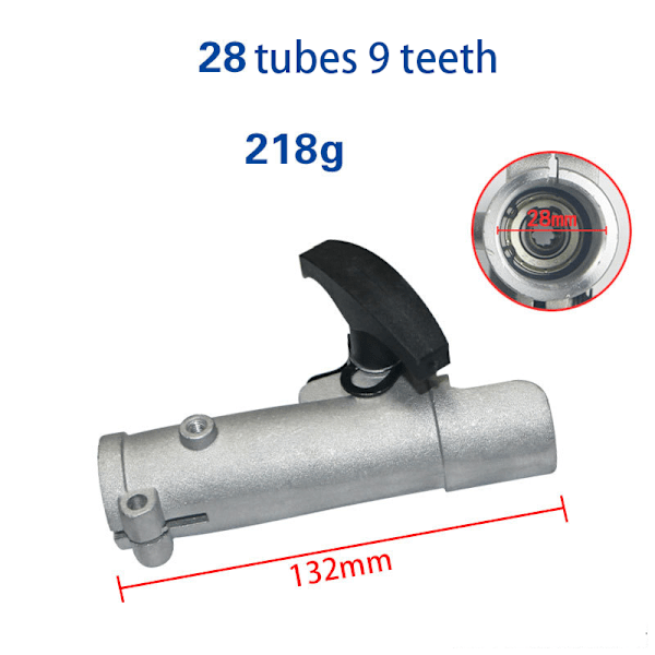 Gräsklippare aluminiumrör snabbkoppling förlängningsstång 28 tube 9 teeth