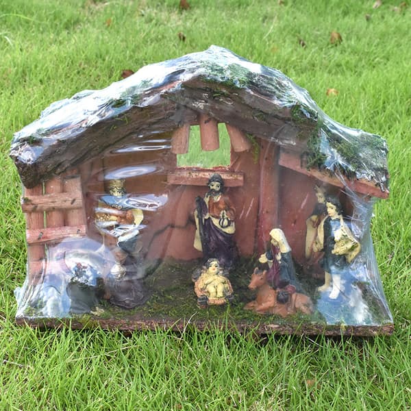 1 pc Nativity Statue Classic Holy Desktop Decoration Table Sculpture Na DXGHC