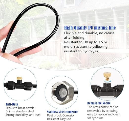 15M dimsystem, uteplatsdimkylsystem, utomhusdimma