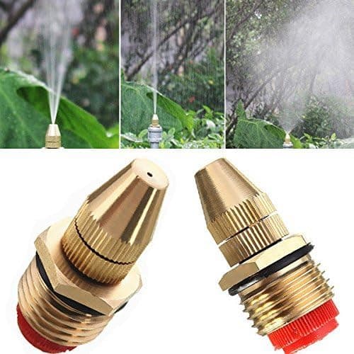 *2 st 1/2 \"(DN15) Mässingmunstycke Justerbar Sprinkler Vattenslang A*