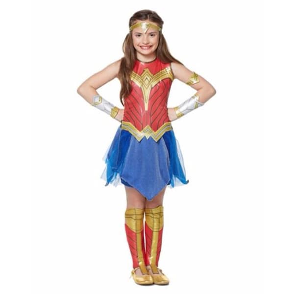 Wonder Woman original DC Comics flickdräkt (Storlek 5-7 år)
