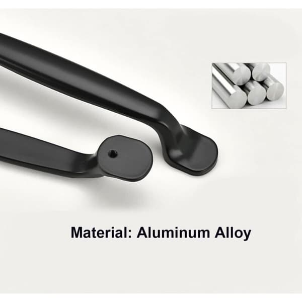 10x 96mm Black Kitchen Cabinet Handles Cupboard Door Drawer Pulls Bedroom Furniture Handles