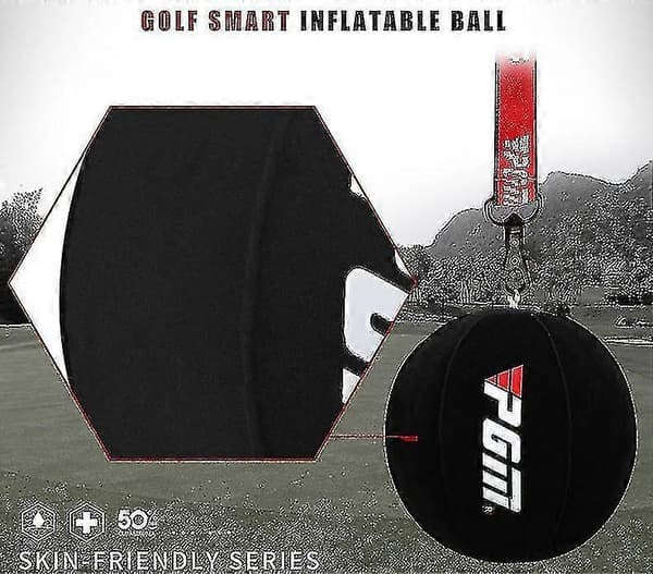 Inflatable Golf Smart Ball Trainer Portable Swing Arm Corrector Red Red