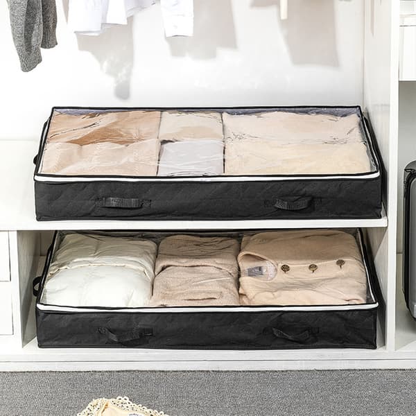 Läpinäkyvä säilytyskassi kahvoilla, harmaa Grey