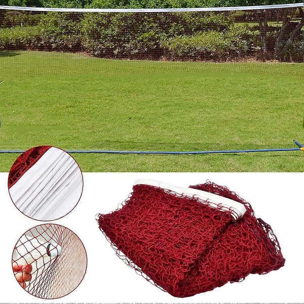 Badmintonnet Standard - 610x76cm Nylonnet - Udstyr til indendørs og udendørs baner