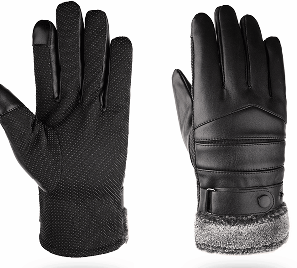1 par vinterridhandskar Motorcykel plysch tjocknade touch s