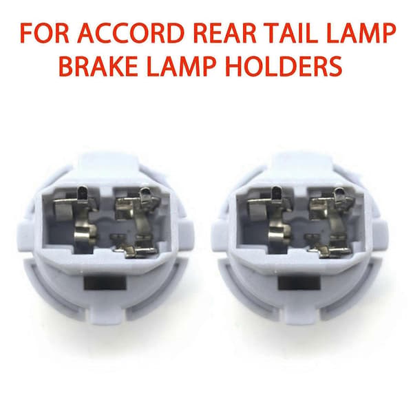 18 pcs Car T20 Socket Brake Tail Light Rear Light Socket Holder for Accord T20W 33515-S50-003