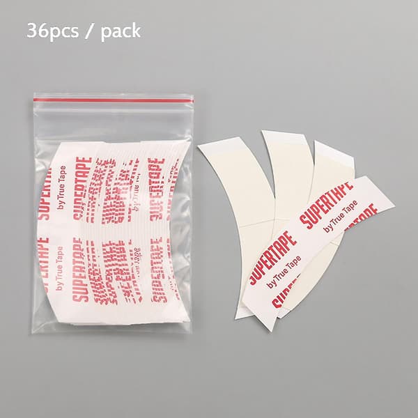 36 kpl Supertape peruukkiteippi tupeille/pitsiperuukeille, suora nauha