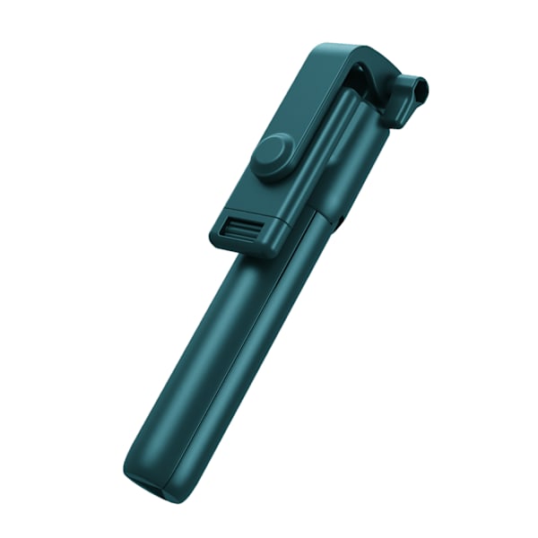 Udvidbar Monopod Tripod Trådløs Fjernbetjening Lukker Selfie Stick til Mobiltelefon Teleskopisk Selfie Stick (Mørkegrøn)
