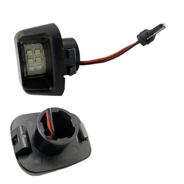 2x LED-nummerpladelys Hus til Navara D40 2007-2019 26510-ZP50A [DB]