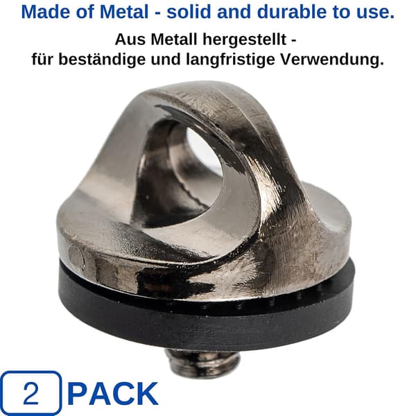 2-pak 1/4\" Kameramonteringsskruer, Hurtigudløsersystem, Bærbar