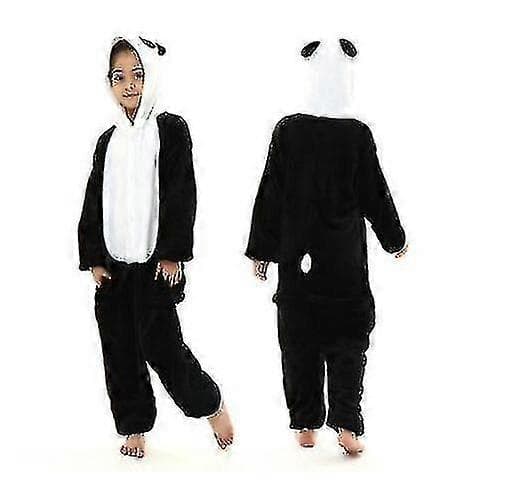 Pyjamas Panda Barn Kigurumi Pyjamas Gutter Pyjamas Jenter Jumpsuits Baby Jumpsuits 130cm