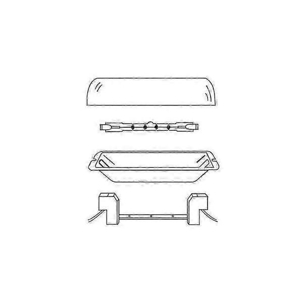 Socket for R7S Lamp 118mm Halogen and R7S LED Bulb, AC 100-240V, R7S J118 Linear Base Ceramic Holder for Spotlight/Wall/Ceiling Lamp, 2-pack