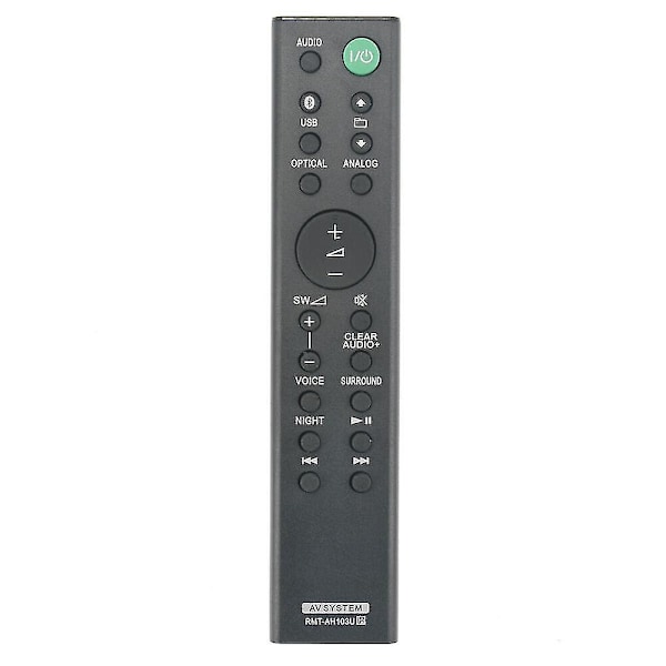 Rmt-ah103u for Sony Soundbar Fjernkontroll Ht-ct80 Sa-ct80 Htct80 Sact80 [DB]