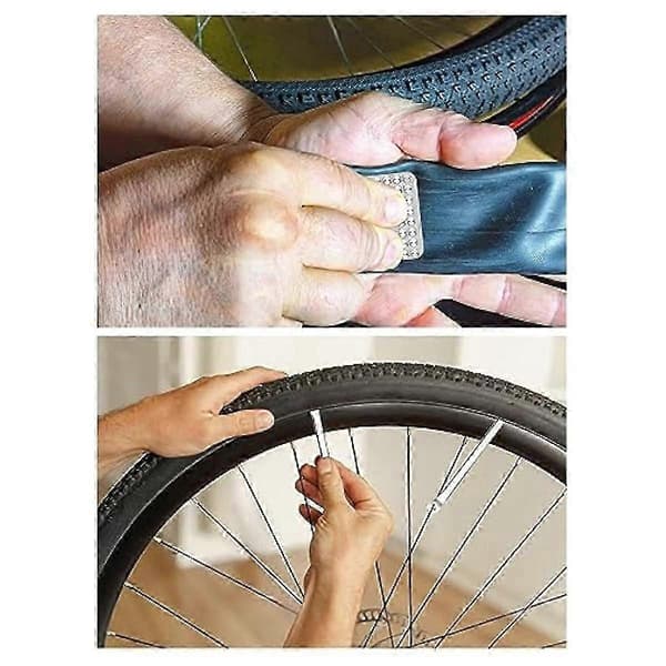 Round Bicycle Tire Patch Glueless Tire Patch Bike Portable Quick Tire Patch Tool Cycling Equipment