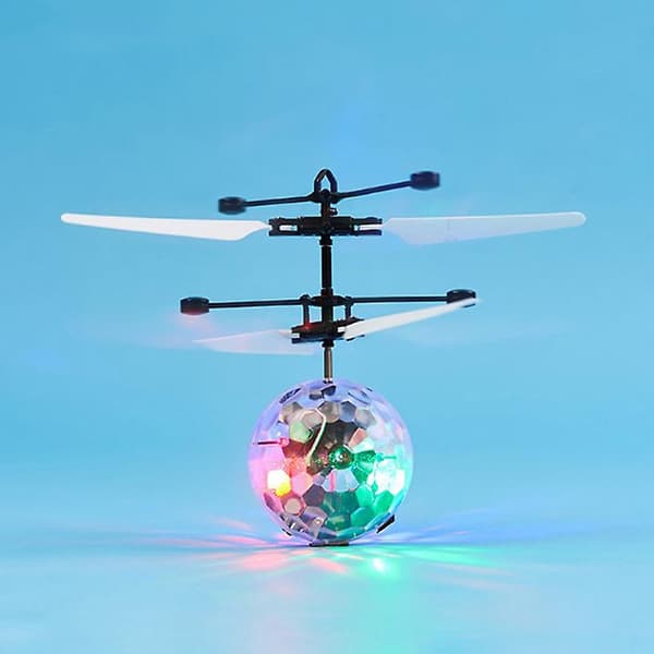 Handflygande Ufo Kristallkula Led Induktionskontroll Hover Leksak Helikopter db