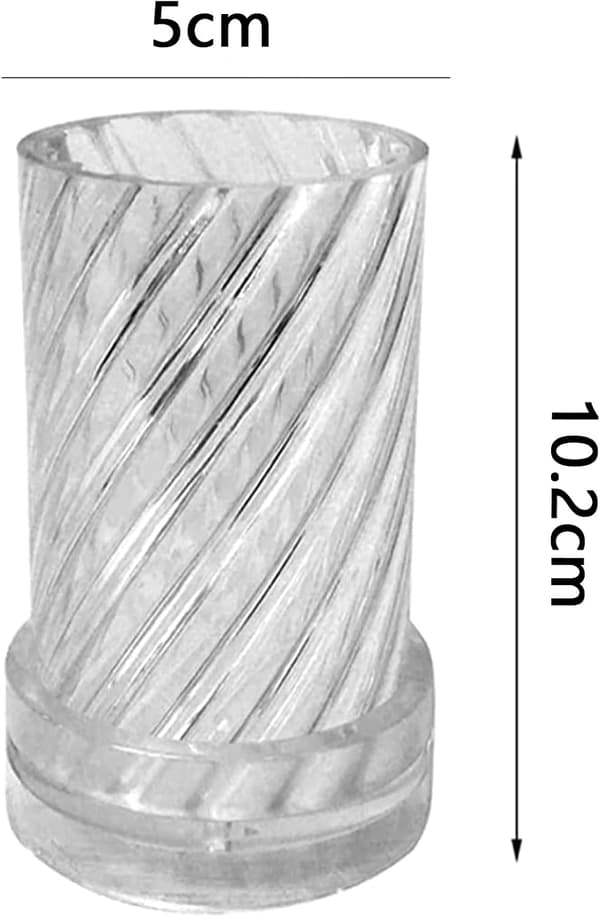 Spiralformad cylindrisk ljusform, 3D-ljusform, cylindrisk gänga