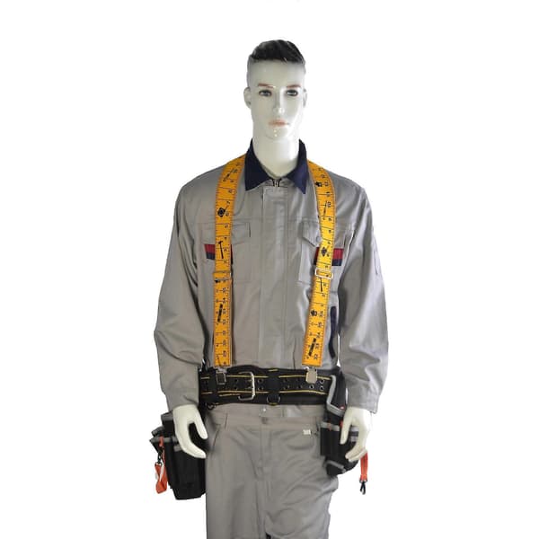 Heavy Duty Suspenders Work Tool Belt with Strong Clips Adjustable Straps X Shape Comfortable Suspenders For Men Women Hardware Tools