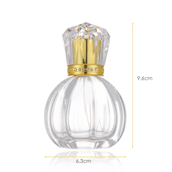 50 ml Refillable Atomizer Spray Empty Glass Perfume Bottles for Travel