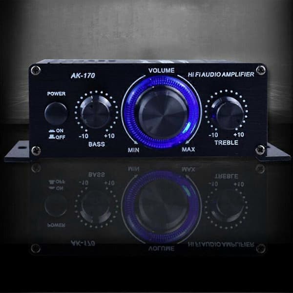 +400W Mini HiFi Digital Stereo Lydforstærker til hjemmebrug Radio Mic T9C2