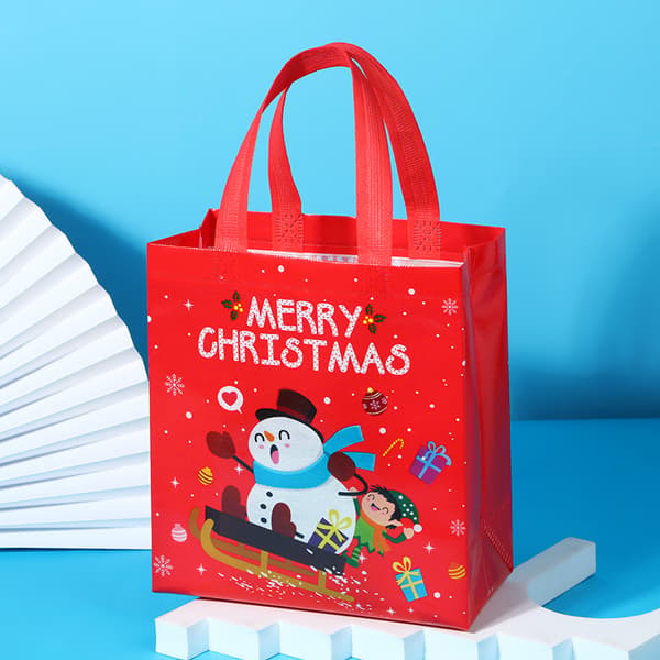 10 kreative trykte juleserie tote bag multi