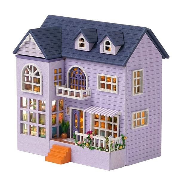 Gør-det-selv dukkehus-sæt, miniature dukkehus-sæt