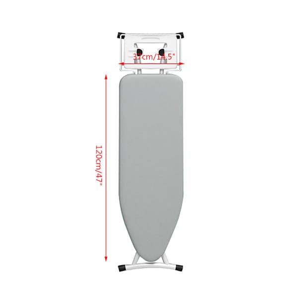 Polyester Ironing Board Cover High Temperature Resistant Double Layer Ironing Board Cover Grey 120*37cm 120*37cm