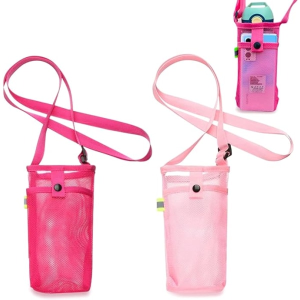 2 pieces water bottle backpack Adjustable shoulder straps with