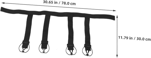 Elastiske strømpebånd af polyester til ishockeymålmænd med sikker og enkel brug, velegnet til træningssessioner og ishockeykampe