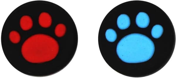 Silikonskyddsfodral för Sony PS3 PS4 PS2 Xbox One Xbox 360 Xbox One X S PS4 Pro Gamepad Controller Röd+Blå Kattmönster