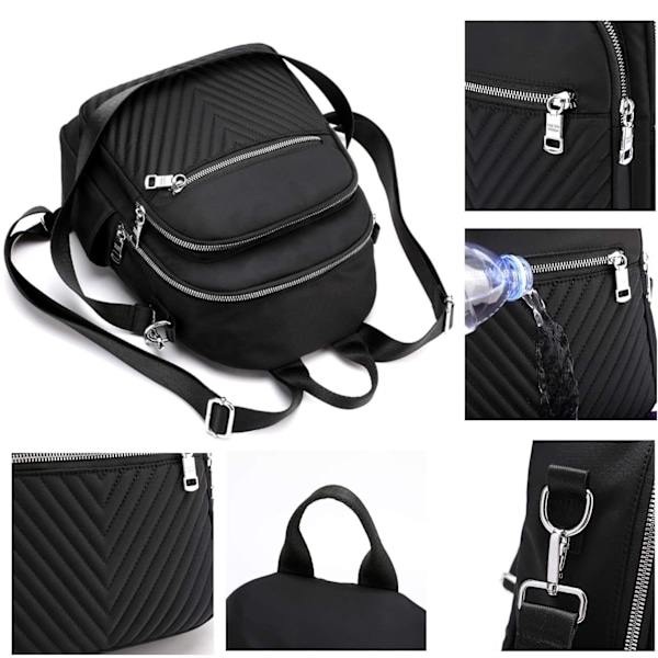 Women's Backpack Small Elegant Shoulder Bag 2 In 1 Waterproof