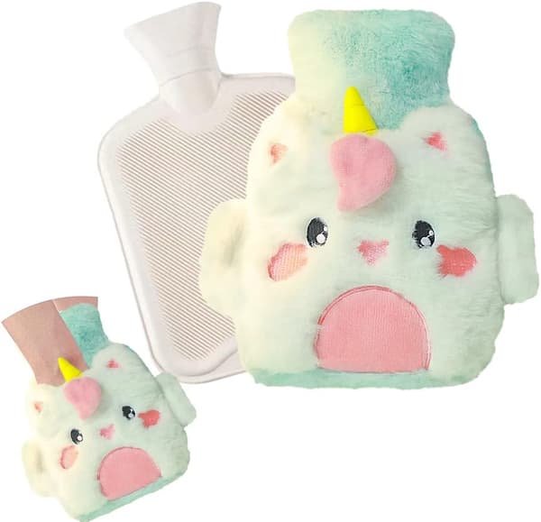 Soft Plush Hot Water Bottle, Cartoon Fluffy Hot Water Bottle, Warm